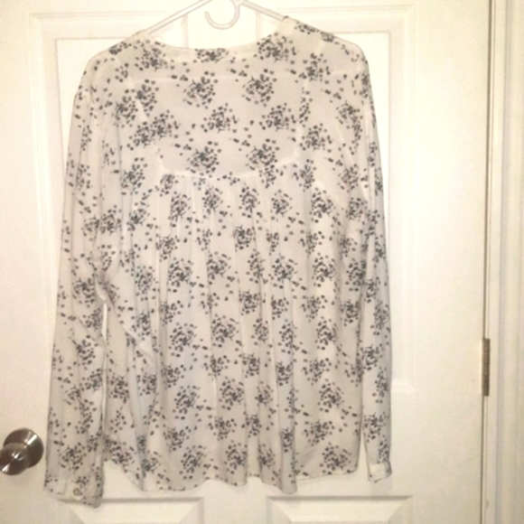 (M)🔥 Just Living🔥 V Neck Blouse/Tunic ptp24"×L30" - Picture 8 of 10